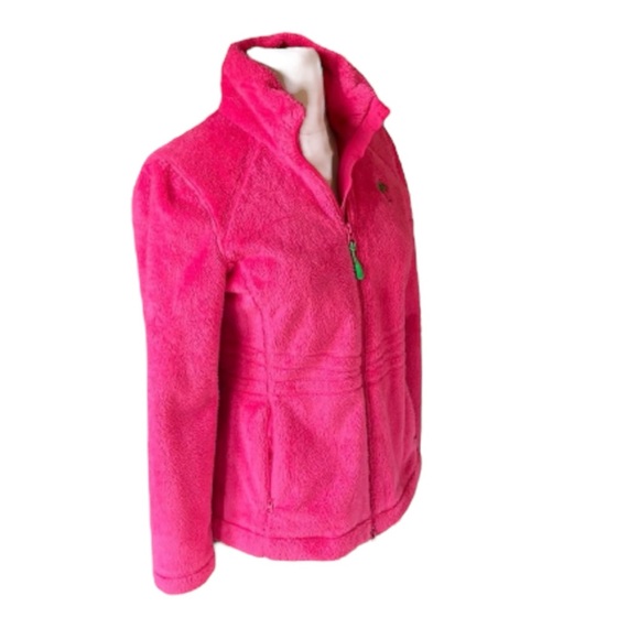 LILLY PULITZER MADDIE ZIP FLEECE FRONT
JACKET HOT PINK mock neck Size XS - Picture 9 of 16